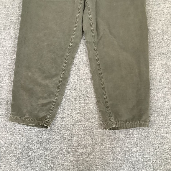 Lucky Brand Army Green Cropped Pants Sz. 8 - Picture 2 of 6